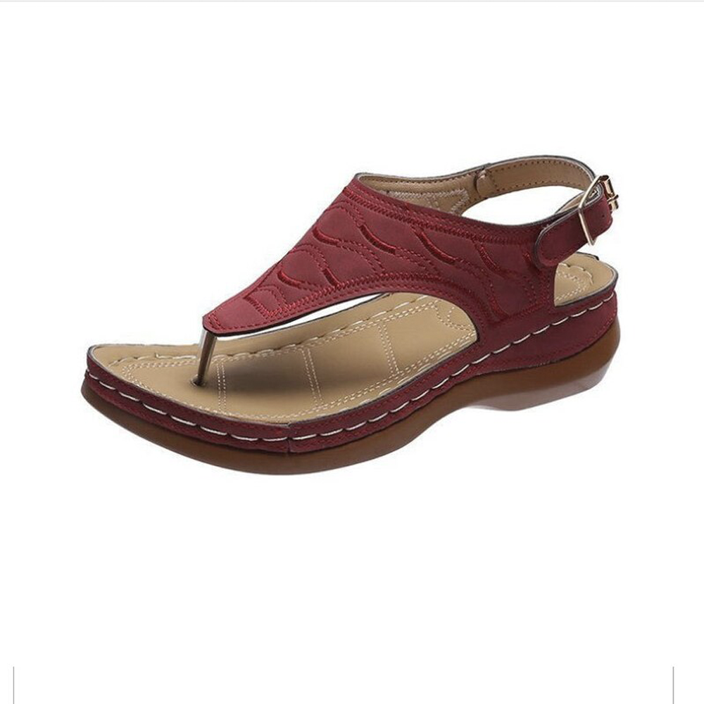Sandali con cinturino in pelle da donna