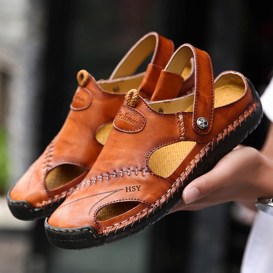Mezze pantofole traspiranti da uomo, slip on