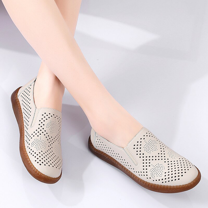 Scarpe da donna Appartamenti in vera pelle