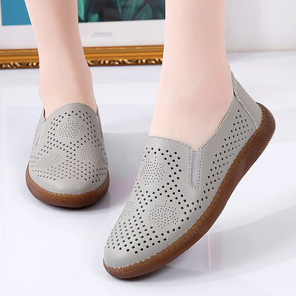 Scarpe da donna Appartamenti in vera pelle