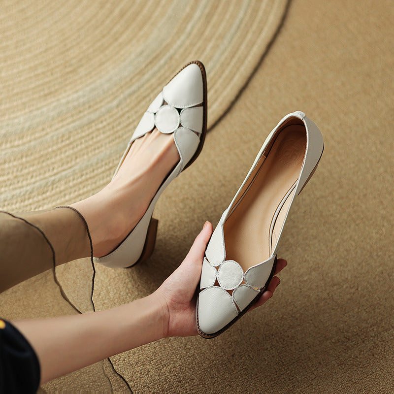 Scarpe classiche a punta in pelle