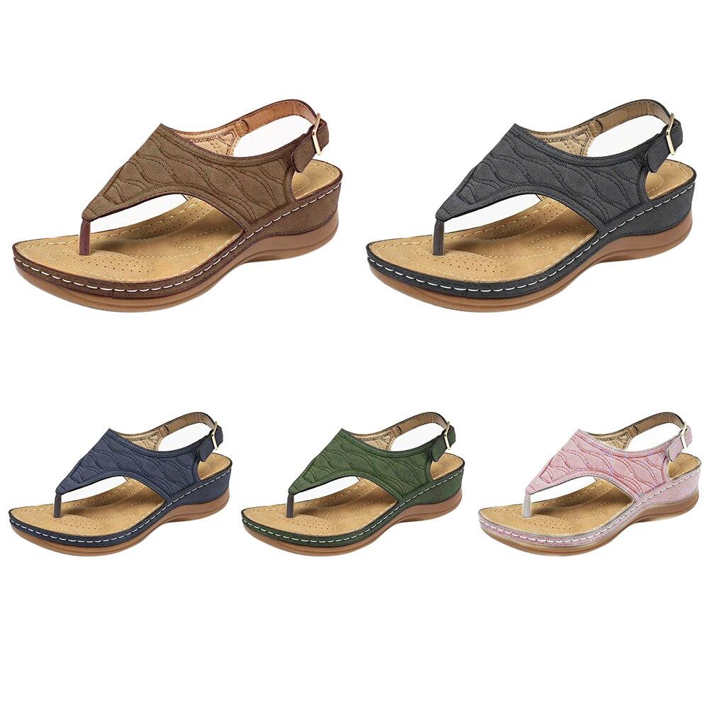 Sandali con cinturino in pelle da donna