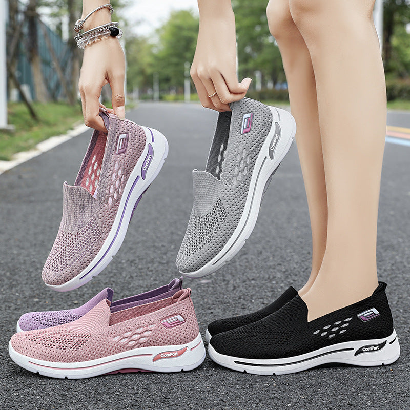Donna Donna Slip On Memory Foam Trainers Scarpe Taglia
