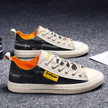Scarpe da ginnastica in tela per uomo
