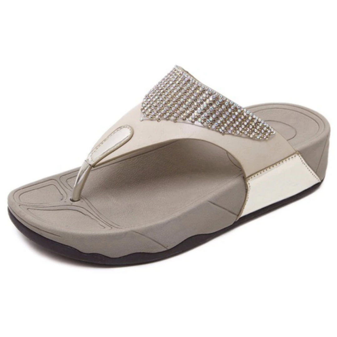 Diamante Bling Spiaggia Comfort Casual Fitflop Scivoli piatti