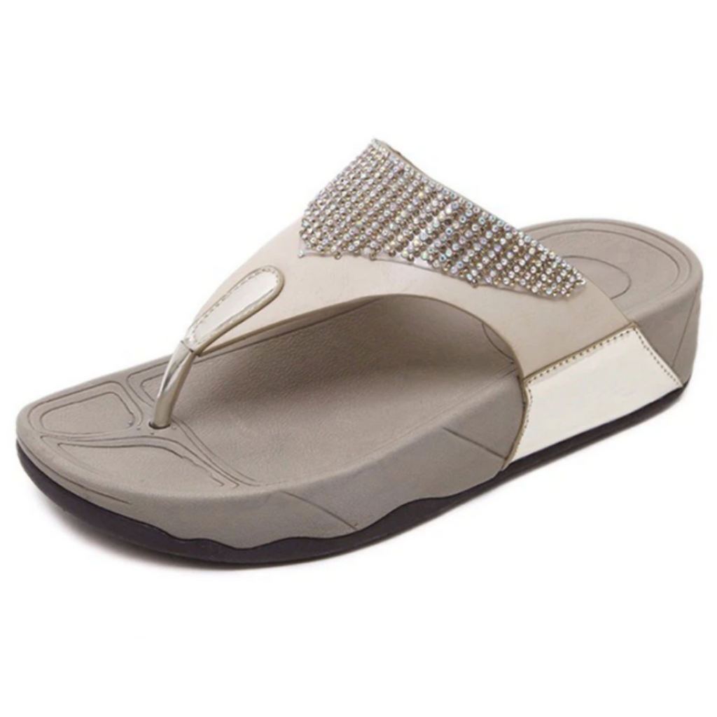 Diamante Bling Spiaggia Comfort Casual Fitflop Scivoli piatti