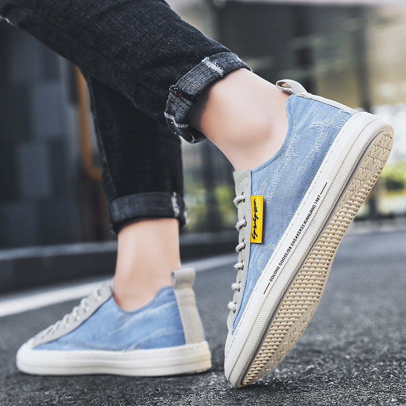 Scarpe da ginnastica in tela per uomo