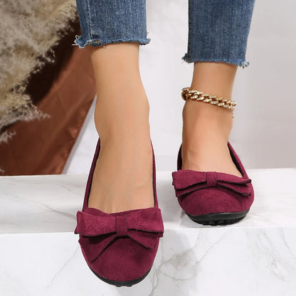 Ballerine con punta tonda Slip On