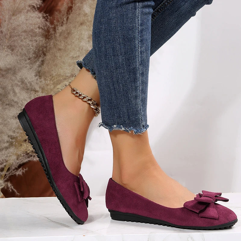 Ballerine con punta tonda Slip On