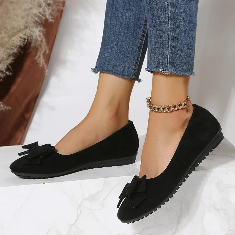 Ballerine con punta tonda Slip On