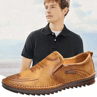 Scarpe casual da uomo in pelle morbida