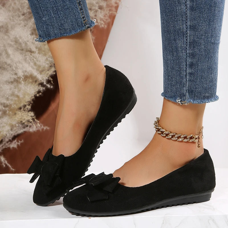 Ballerine con punta tonda Slip On