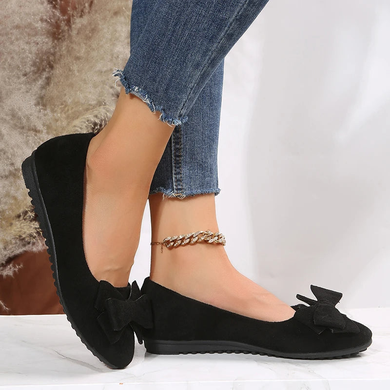 Ballerine con punta tonda Slip On