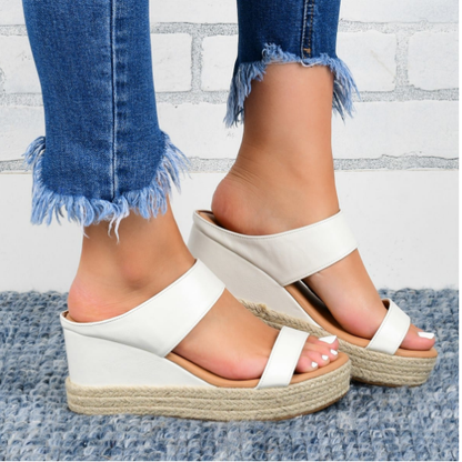 Sandali estivi con piattaforma da donna