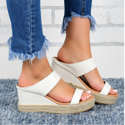 Sandali estivi con piattaforma da donna