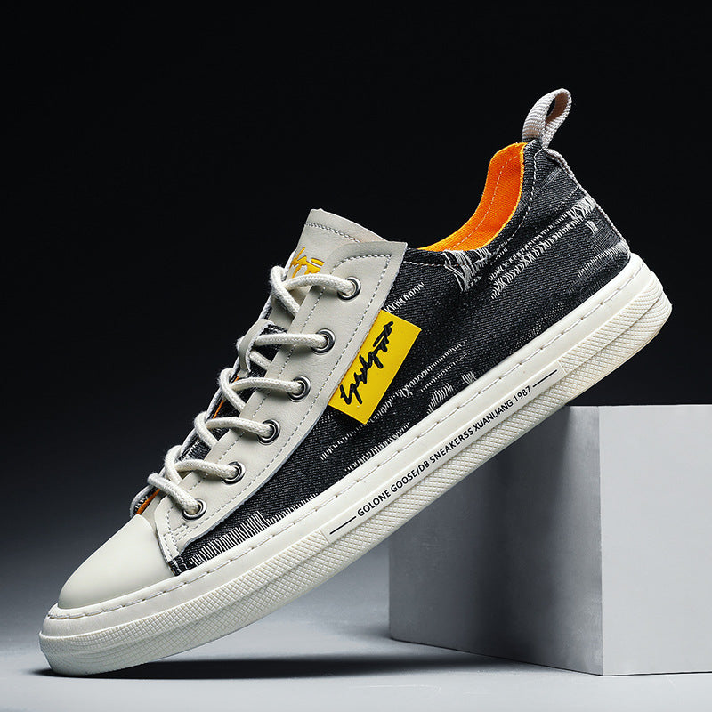 Scarpe da ginnastica in tela per uomo