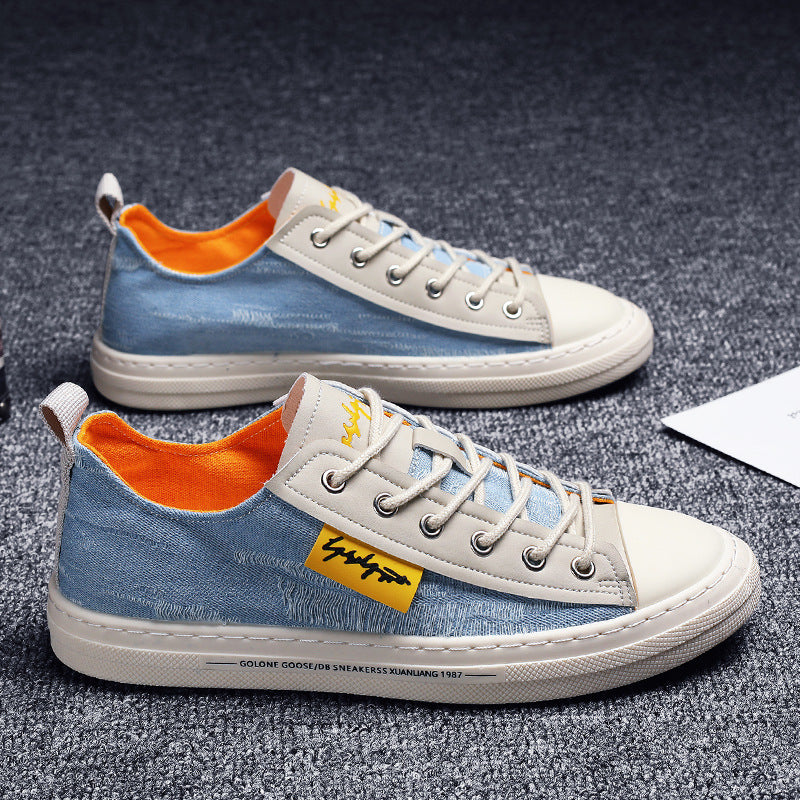 Scarpe da ginnastica in tela per uomo