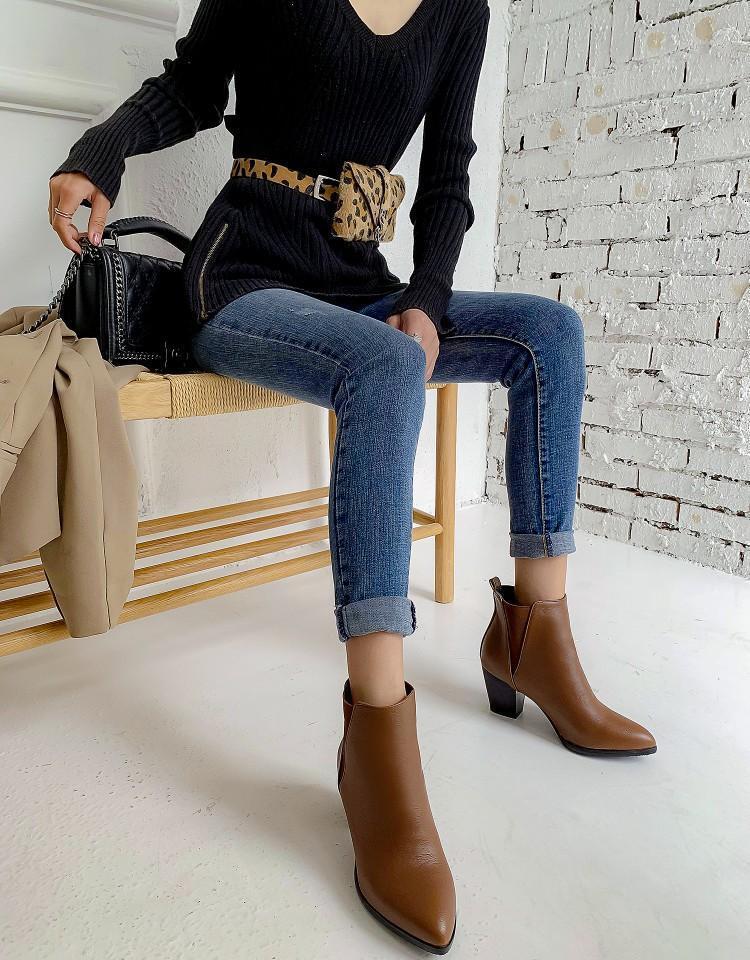 Stivali slip-on alla caviglia