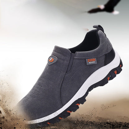 Uomo Flat Slip On Loafers Sneaker in gomma