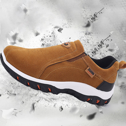 Uomo Flat Slip On Loafers Sneaker in gomma