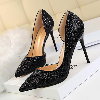 Scarpe da donna di lusso Donne sexy Pompe Scarpe con tacchi alti
