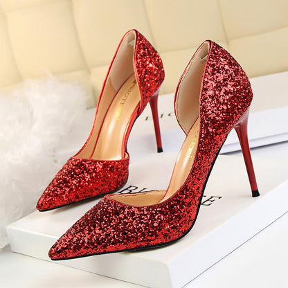 Scarpe da donna di lusso Donne sexy Pompe Scarpe con tacchi alti
