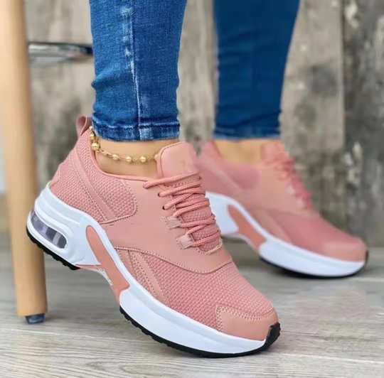 Scarpe da ginnastica casual con plateau da donna