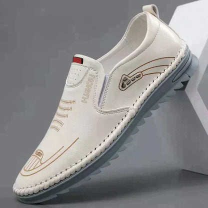 Scarpe casual da uomo in pelle morbida