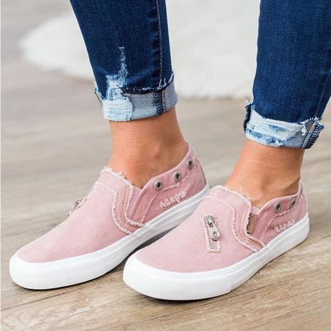 Scarpe di tela in denim