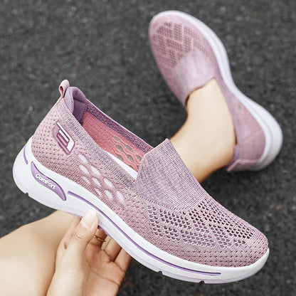 Donna Donna Slip On Memory Foam Trainers Scarpe Taglia