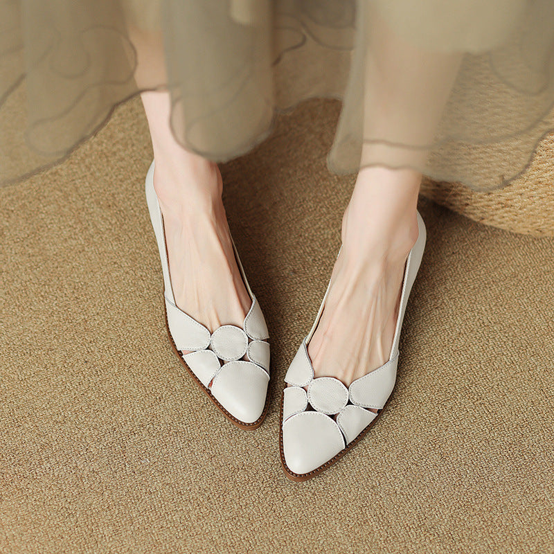 Scarpe classiche a punta in pelle