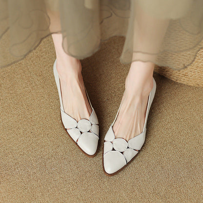 Scarpe classiche a punta in pelle