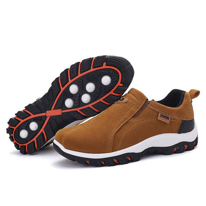 Uomo Flat Slip On Loafers Sneaker in gomma