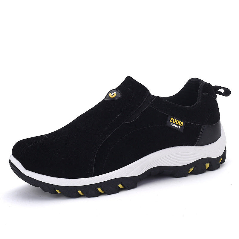Uomo Flat Slip On Loafers Sneaker in gomma