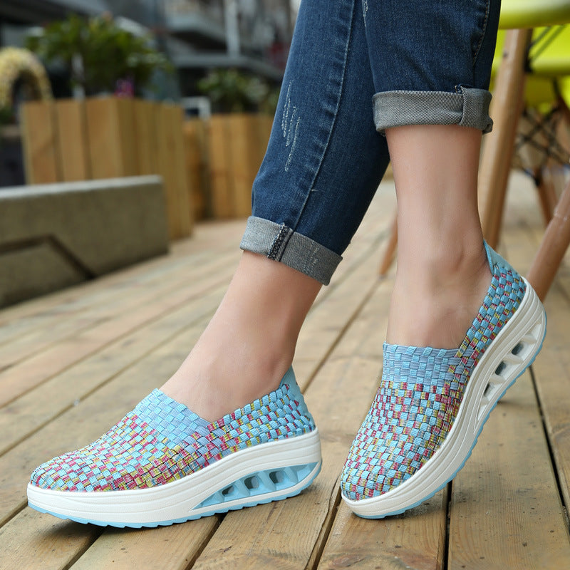 Moda Donna Comfort Sport Scarpe tessute