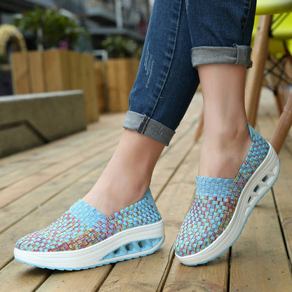 Moda Donna Comfort Sport Scarpe tessute