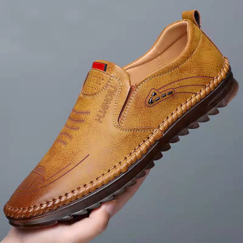 Scarpe casual da uomo in pelle morbida