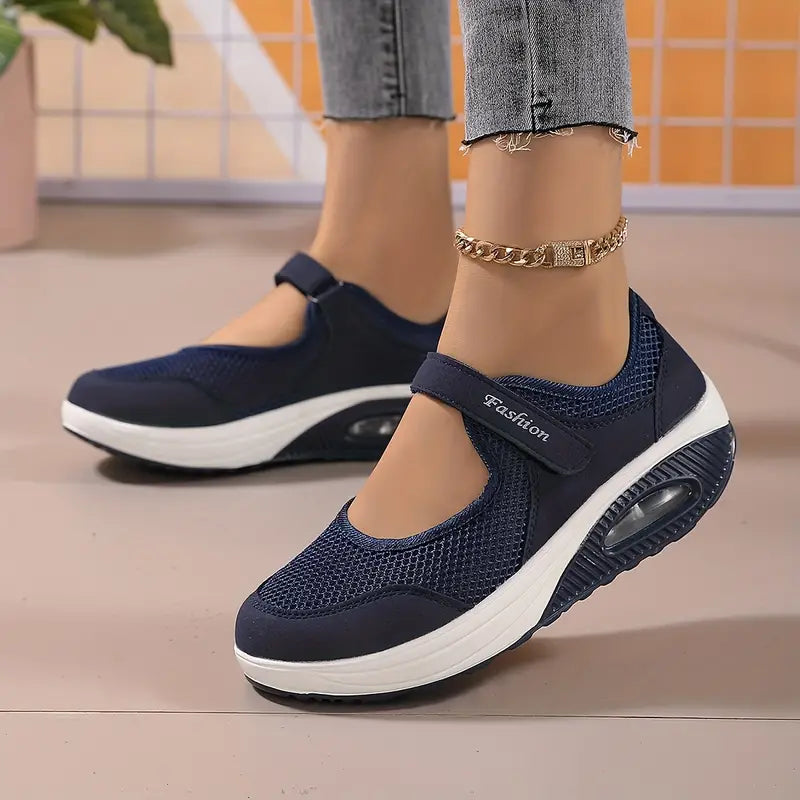 Scarpe sportive casual da donna in mesh traspirante