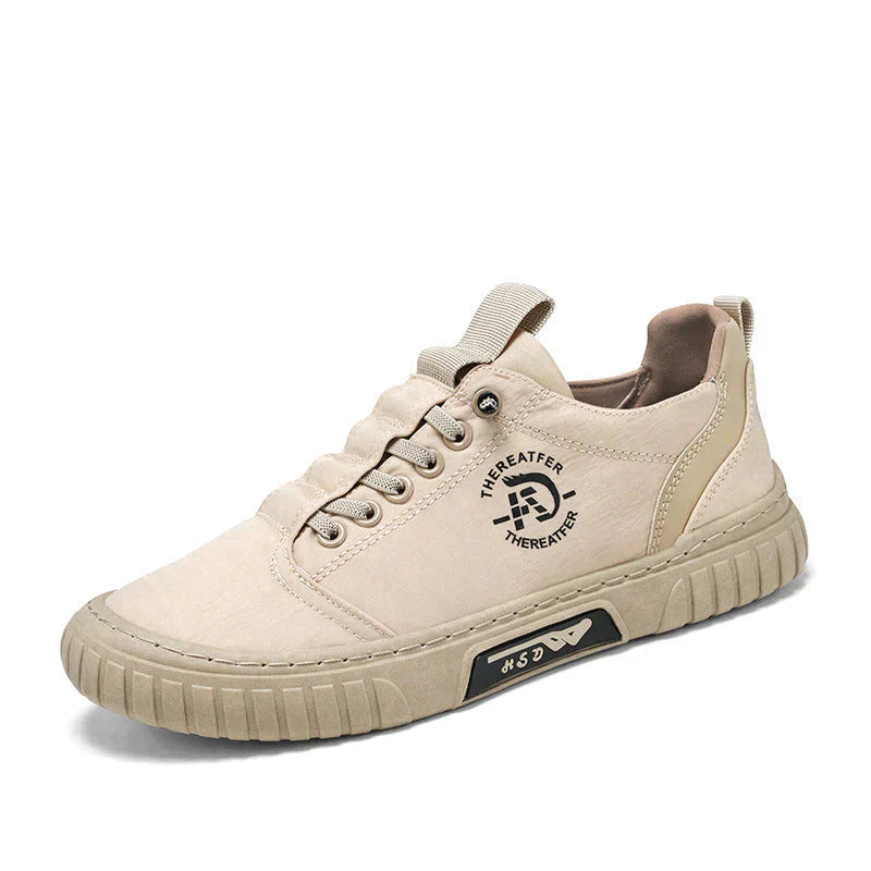 Le scarpe di tela respirano le scarpe da ginnastica da uomo