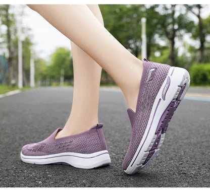 Donna Donna Slip On Memory Foam Trainers Scarpe Taglia