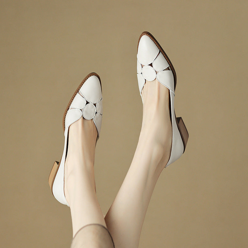 Scarpe classiche a punta in pelle
