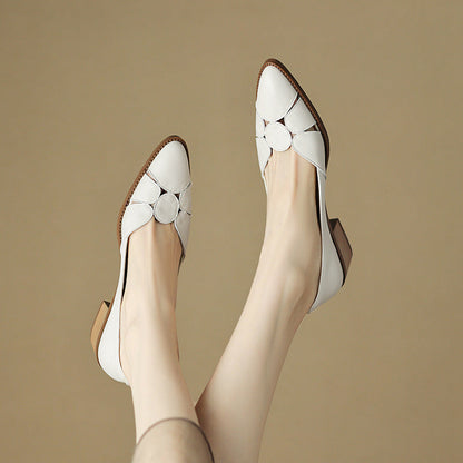 Scarpe classiche a punta in pelle