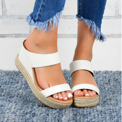 Sandali estivi con piattaforma da donna