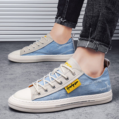 Scarpe da ginnastica in tela per uomo