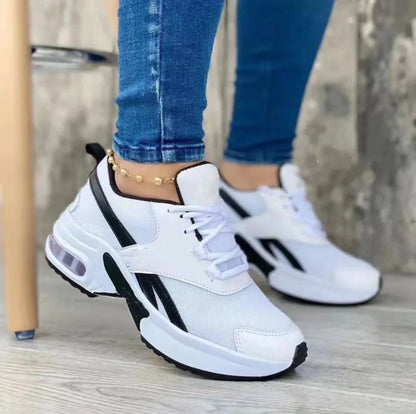 Scarpe da ginnastica casual con plateau da donna