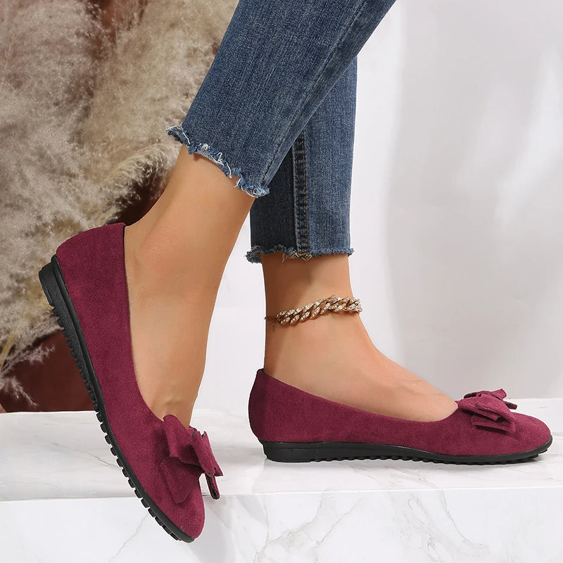 Ballerine con punta tonda Slip On