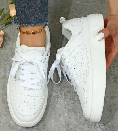 Scarpe da ginnastica basse da donna con colore a contrasto