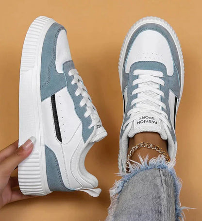 Scarpe da ginnastica casual colorblock da donna