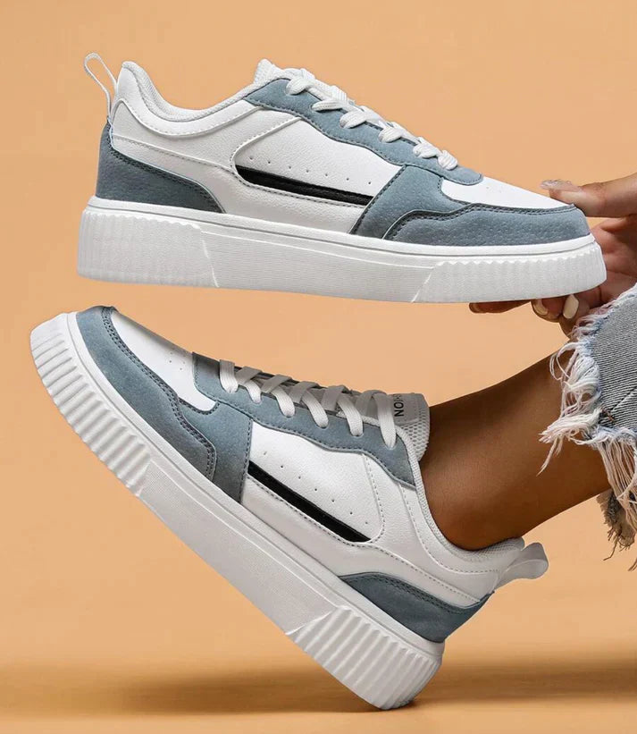 Scarpe da ginnastica casual colorblock da donna