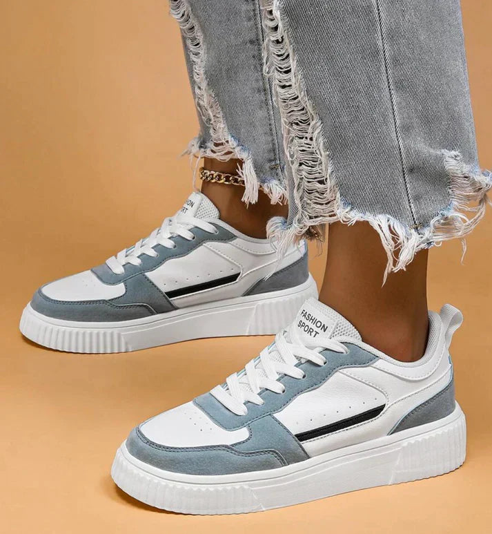 Scarpe da ginnastica casual colorblock da donna